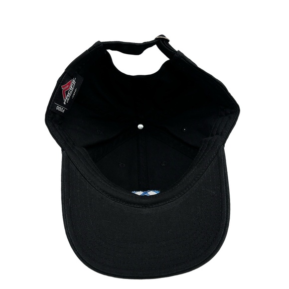 Black Baseball Cap Meta Infinity Logo Pacific Headwear Adjustable OSFM - Picture 6 of 7